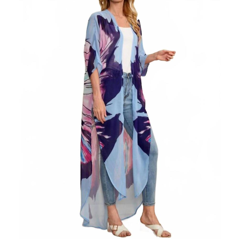 NEW EMERY ROSE butterfly robes in blue